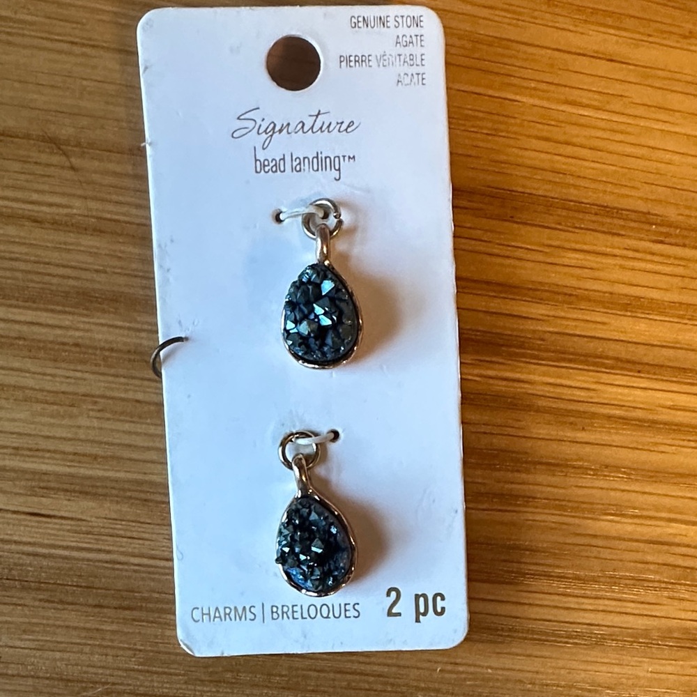 Blue Agate Earrings